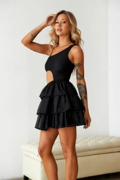 SUR BELLE Teacup Of Dreams Mini Dress Black -Hello Molly Shop A23I8411 1680063968 104126b8 a595 4298 a861 bb234ec91818