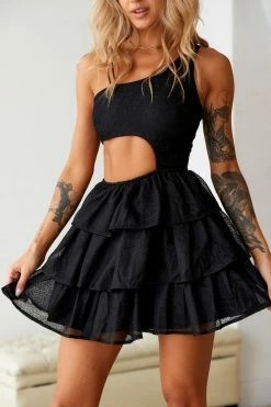 SUR BELLE Teacup Of Dreams Mini Dress Black -Hello Molly Shop A23I8420 1680063968 17d8d715 ffbd 4ea2 9513 7f53e36a4704