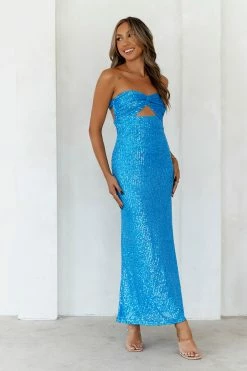 Knight Awaits Sequin Maxi Dress Blue -Hello Molly Shop AA6I0443 1692154464 56f5a74d 37c2 44c2 bcc4 852cbca8a7a4