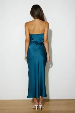 Lover Of Style Satin Maxi Dress Teal 14 Lover Of Style Satin Maxi Dress Teal -Hello Molly Shop Capture 20One 20Catalog 0917 1672968440