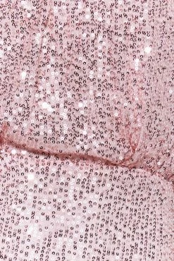 Bring The Class Sequin Maxi Dress Pink -Hello Molly Shop Ecom 4326 1686278695