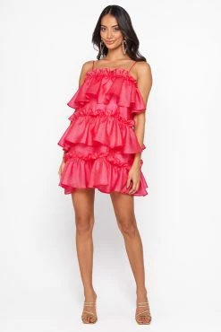 HELLO MOLLY Champagne Towers Mini Dress Hot Pink 19 HELLO MOLLY Champagne Towers Mini Dress Hot Pink -Hello Molly Shop HelloMolly0221 1688952903