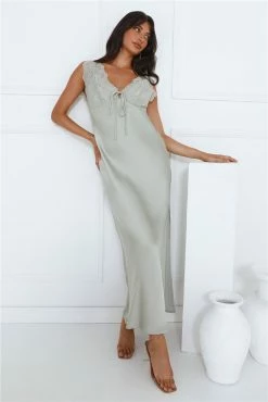 Gorgeous Vision Satin Lace Maxi Dress Sage 14 Gorgeous Vision Satin Lace Maxi Dress Sage -Hello Molly Shop L4A0044 1699311659 eb38f11c 55b4 45f2 9a6c 16fe385f9098