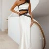 Intricate Love Satin Maxi Dress Champagne -Hello Molly Shop L4A1605 1695885451