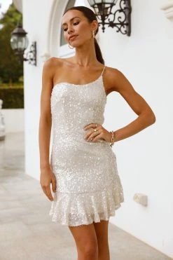 Glimmer Babe Dress Cream Sequin 11 Glimmer Babe Dress Cream Sequin -Hello Molly Shop L4A2076 1641286815