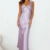 Parties In Spring Satin Maxi Dress Lilac 2 Parties In Spring Satin Maxi Dress Lilac -Hello Molly Shop L4A2591 1698307231
