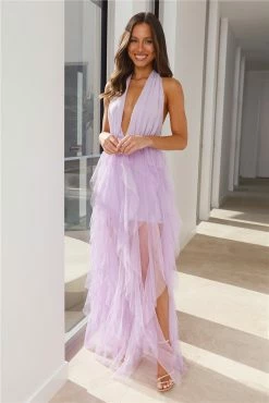 Into The Middle Tulle Halter Maxi Dress Lilac -Hello Molly Shop L4A2649 1696377877 f04dc8fd 6540 4d3c bd52 af29a6e7affe