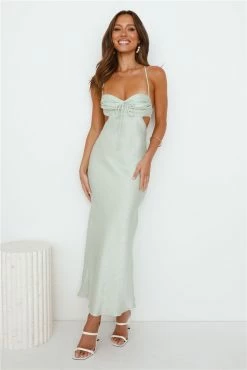Magic In Her Vibe Satin Maxi Dress Sage 9 Magic In Her Vibe Satin Maxi Dress Sage -Hello Molly Shop L4A3549 1698311349 882b1c2c 566c 42b5 bb4e 323dadd51611
