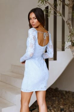 Static Radio Star Dress Blue -Hello Molly Shop L4A5147 1663308037