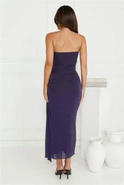 Midnight Sparkle Strapless Maxi Dress Navy -Hello Molly Shop L4A5536 1701247257 0e89d144 4735 462c 8976 5767a37418f1