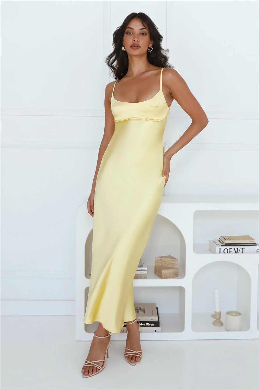 Feels Like Luxe Maxi Dress Yellow 9 Feels Like Luxe Maxi Dress Yellow - Image 7