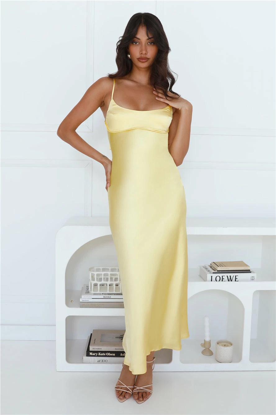 Feels Like Luxe Maxi Dress Yellow 6 Feels Like Luxe Maxi Dress Yellow - Image 4