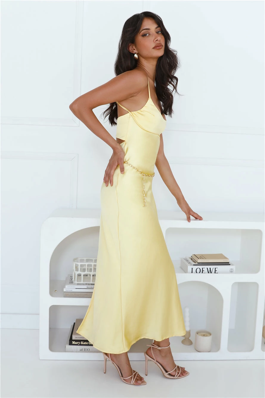 Feels Like Luxe Maxi Dress Yellow 7 Feels Like Luxe Maxi Dress Yellow - Image 5
