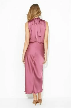 Confidence High Satin Midi Dress Rose -Hello Molly Shop Untitled 20Capture1632 1690415404