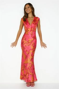 We Have History Maxi Dress Orange