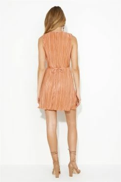Seen In Plisse Mini Dress Orange -Hello Molly Shop Untitled 20Capture2961 1690418934