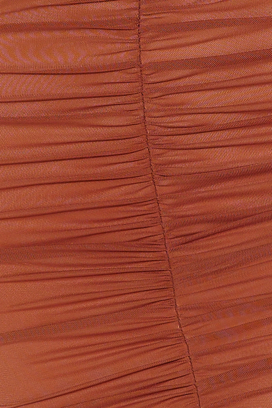 Destiny Compass Midi Dress Brown 9 Destiny Compass Midi Dress Brown - Image 7