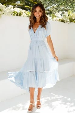 High Above The Clouds Midi Dress Blue 11 High Above The Clouds Midi Dress Blue -Hello Molly Shop a03i5869