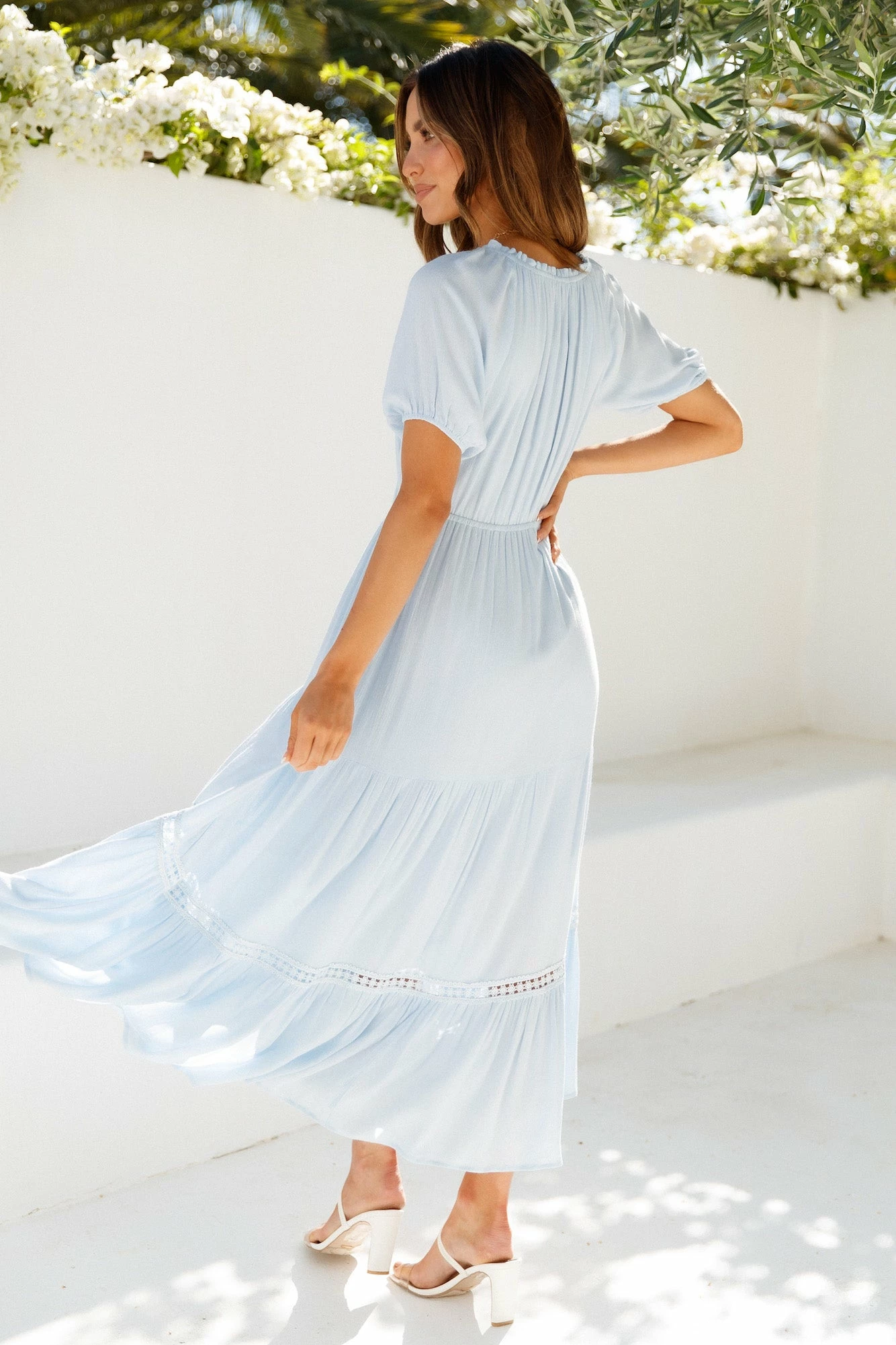 High Above The Clouds Midi Dress Blue 8 High Above The Clouds Midi Dress Blue - Image 6