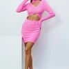 LIONESS Pink Floyd Mini Dress Pink 1 LIONESS Pink Floyd Mini Dress Pink -Hello Molly Shop baed30edf98169993cea