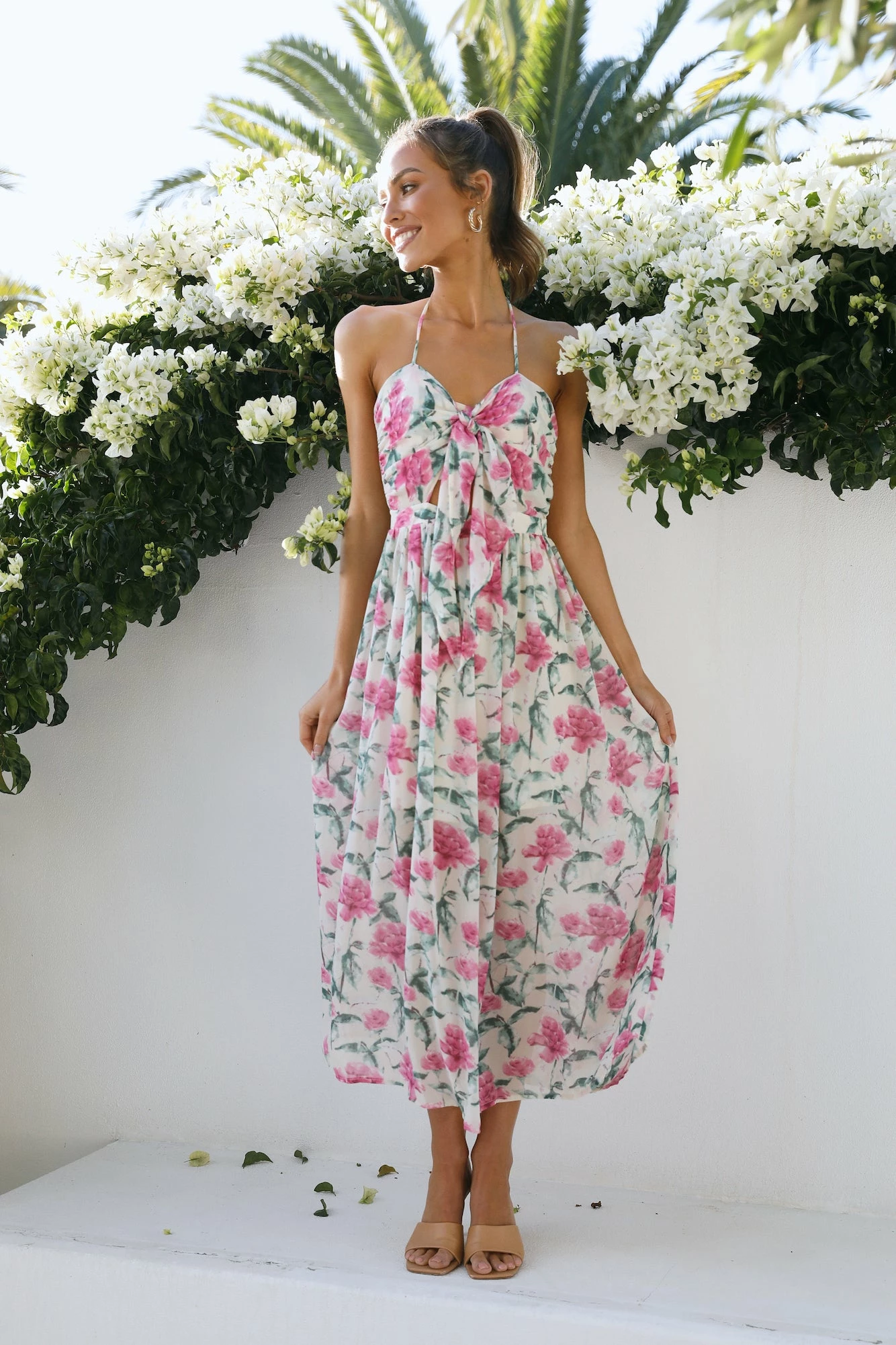 Feel The Tune Maxi Dress Beige 6 Feel The Tune Maxi Dress Beige - Image 4