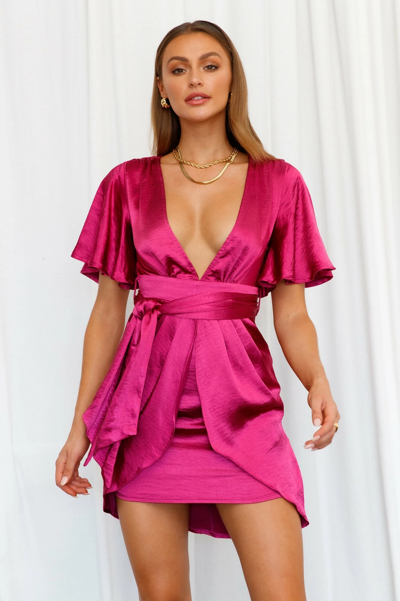 Another World Dress Fuchsia 6 Another World Dress Fuchsia - Image 4