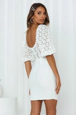 We Cute Dress White -Hello Molly Shop f9c8a85440c49ffd622c