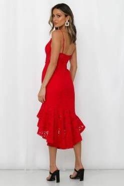 Back In The Habit Midi Dress Red -Hello Molly Shop hm 200821 1464 f9177fd1 9f44 47d9 822c a0abd31781f1