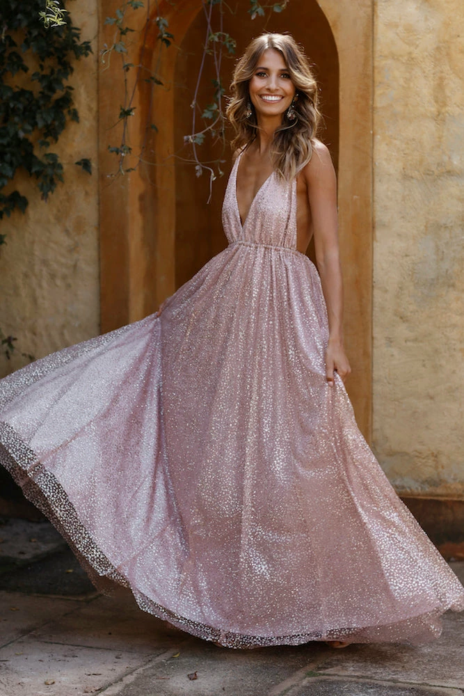 Perfect Places Maxi Dress Bronze 3 Perfect Places Maxi Dress Bronze